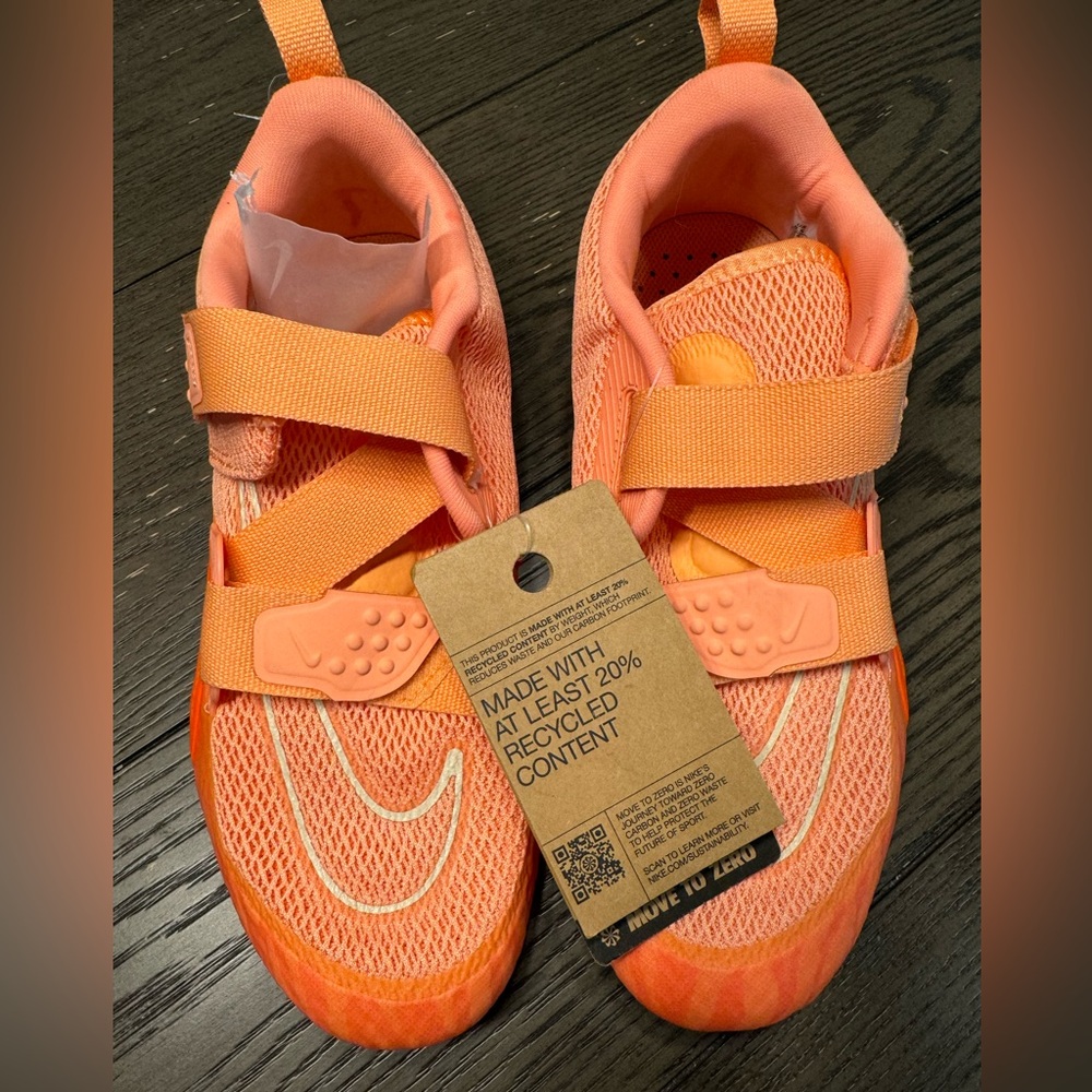 NIKE WOMENS SUPER REP CYCLE SHOES SIZE 8.5 CORAL NWT (NO BOX)